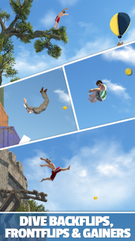 Herunterladen Flip Diving Sport Spiele für Android Bildschirmfoto 2