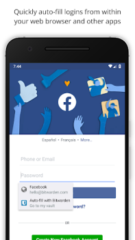 Herunterladen Bitwarden Passwortmanager Arbeit für Android Bildschirmfoto 3