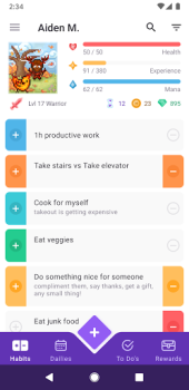 Herunterladen Habitica: Gamify your Tasks Arbeit für Android Bildschirmfoto 2