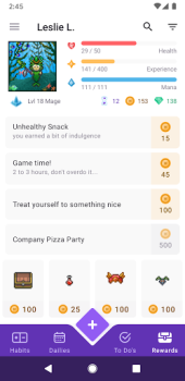 Herunterladen Habitica: Gamify your Tasks Arbeit für Android Bildschirmfoto 3