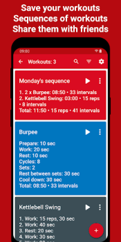 Herunterladen Tabata Timer: Interval Timer Gesundheit & Fitness für Android Bildschirmfoto 4