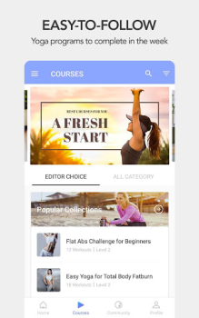 Herunterladen Daily Yoga: Fitness+Meditation Gesundheit & Fitness für Android Bildschirmfoto 3