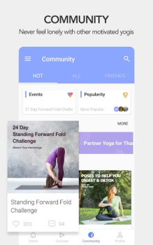 Herunterladen Daily Yoga: Fitness+Meditation Gesundheit & Fitness für Android Bildschirmfoto 6