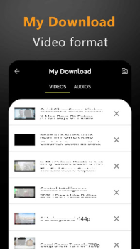 Herunterladen Video downloader - Download fo Werkzeuge für Android Bildschirmfoto 2