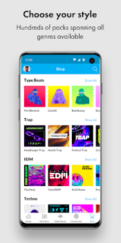 Herunterladen Music Maker JAM: Beatmaker app Musik und Audio für Android Bildschirmfoto 3