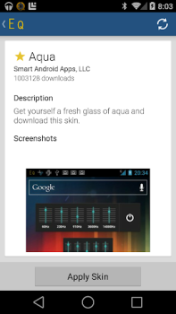 Herunterladen Equalizer Musik und Audio für Android Bildschirmfoto 5