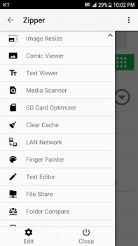 Herunterladen Zipper - File Management Werkzeuge für Android Bildschirmfoto 3