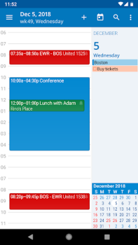 Herunterladen aCalendar - dein Kalender Arbeit für Android Bildschirmfoto 2