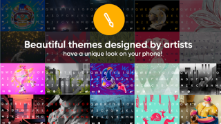Herunterladen Fleksy Tastatur Emoji Privat Personalisierung für Android Bildschirmfoto 5