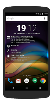 Herunterladen Chronus-Informations-Widgets Arbeit für Android Bildschirmfoto 4