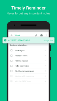 Herunterladen GNotes - Note, Notepad & Memo Arbeit für Android Bildschirmfoto 4