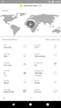 Herunterladen Weather Mate (Weather M8) Wetter für Android Bildschirmfoto 4