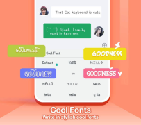 Herunterladen Kika-Tastatur - Emoji-Tastatur Werkzeuge für Android Bildschirmfoto 4