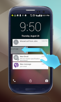 Lutscher Lockscreen Android L