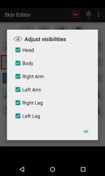 Herunterladen Skin Editor for Minecraft Werkzeuge für Android Bildschirmfoto 4