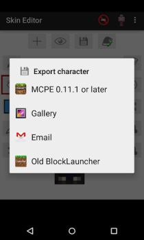 Herunterladen Skin Editor for Minecraft Werkzeuge für Android Bildschirmfoto 6