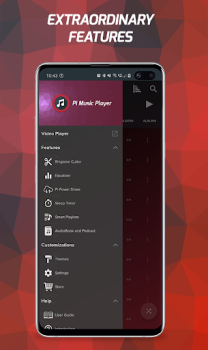 Herunterladen Pi Music Player: Offline Music Musik und Audio für Android Bildschirmfoto 7