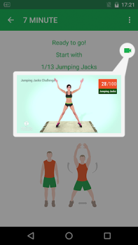 Herunterladen 7-Minuten-Training Gesundheit & Fitness für Android Bildschirmfoto 4