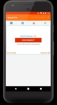 Herunterladen AnonyTun Werkzeuge für Android Bildschirmfoto 2