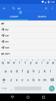 Herunterladen Dictionary - WordWeb Bildung für Android Bildschirmfoto 2