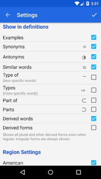 Herunterladen Dictionary - WordWeb Bildung für Android Bildschirmfoto 4