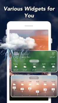 Herunterladen Weather & Radar & Widgets Wetter für Android Bildschirmfoto 5