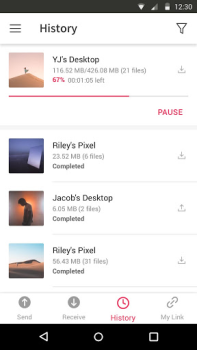 Herunterladen Send Anywhere (Dateitransfer) Arbeit für Android Bildschirmfoto 4