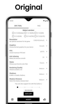 Herunterladen GFX Tool: Launcher & Optimizer Werkzeuge für Android