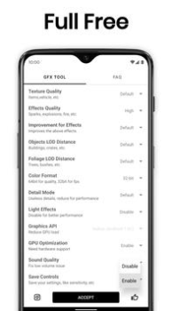 Herunterladen GFX Tool: Launcher & Optimizer Werkzeuge für Android Bildschirmfoto 3