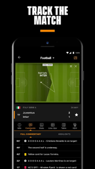 Herunterladen LiveScore: Live Sports Scores Sport für Android Bildschirmfoto 2
