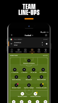 Herunterladen LiveScore: Live Sports Scores Sport für Android Bildschirmfoto 3