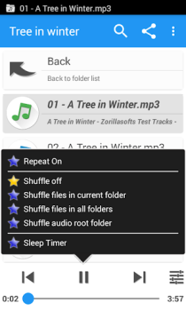 Herunterladen Music Folder Player Musik und Audio für Android Bildschirmfoto 2