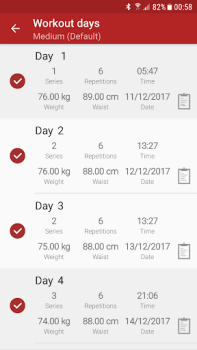 Herunterladen Bauchmuskeltraining A6W Gesundheit & Fitness für Android Bildschirmfoto 4