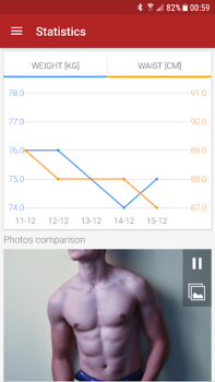 Herunterladen Bauchmuskeltraining A6W Gesundheit & Fitness für Android Bildschirmfoto 6
