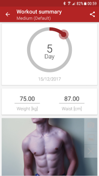 Herunterladen Bauchmuskeltraining A6W Gesundheit & Fitness für Android Bildschirmfoto 7