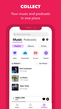 Herunterladen Anghami: Play music & Podcasts Musik und Audio für Android Bildschirmfoto 2