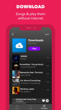 Herunterladen Anghami: Play music & Podcasts Musik und Audio für Android Bildschirmfoto 4