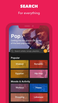 Herunterladen Anghami: Play music & Podcasts Musik und Audio für Android Bildschirmfoto 5
