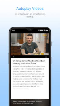 Herunterladen Inshorts - News in 60 words Nachrichten & Magazine für Android Bildschirmfoto 4
