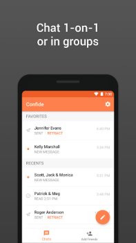 Confide - Privater Messenger