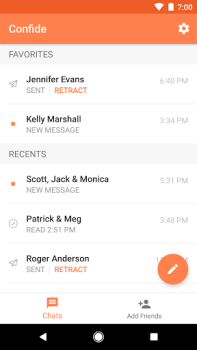Confide - Privater Messenger