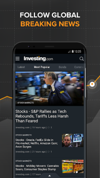 Herunterladen Investing.com: Stock Market Finanzen für Android Bildschirmfoto 3