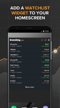 Herunterladen Investing.com: Stock Market Finanzen für Android Bildschirmfoto 7