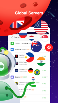 Herunterladen UFO VPN Basic Werkzeuge für Android Bildschirmfoto 3