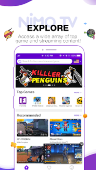 Herunterladen Nimo TV-Live Stream & Fun Unterhaltung für Android Bildschirmfoto 3