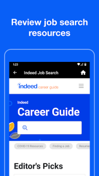 Herunterladen Indeed Jobs Wirtschaft für Android Bildschirmfoto 3
