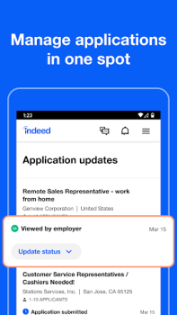Herunterladen Indeed Jobs Wirtschaft für Android Bildschirmfoto 6