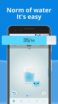 Herunterladen Wasser Trinken - Water Tracker Gesundheit & Fitness für Android Bildschirmfoto 2