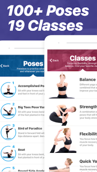 Herunterladen Yoga – Posen und Kurse Gesundheit & Fitness für Android Bildschirmfoto 2