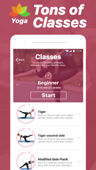 Herunterladen Yoga – Posen und Kurse Gesundheit & Fitness für Android Bildschirmfoto 3